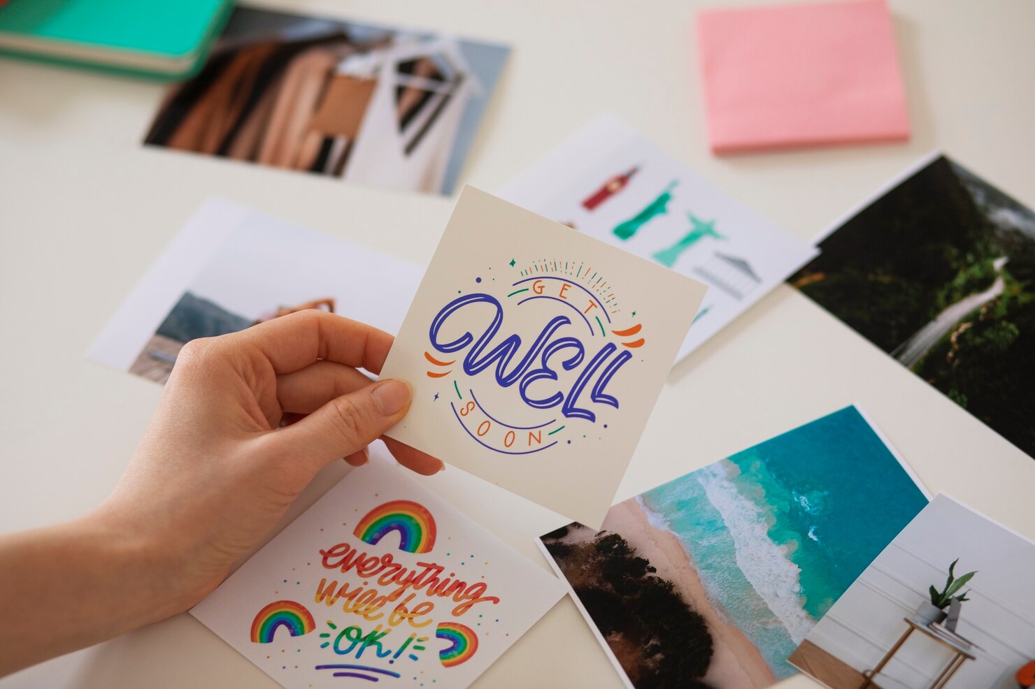 woman creating their own vision board 23 2150270435