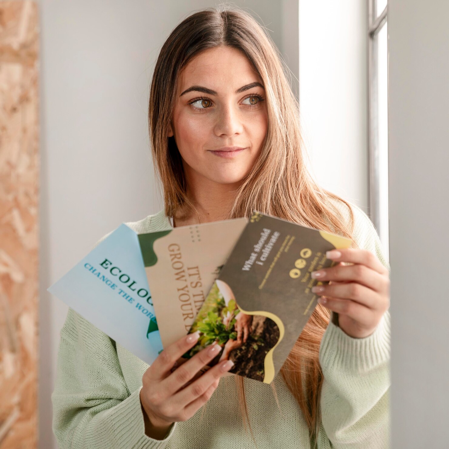 medium shot woman holding flyers 23 2148819861